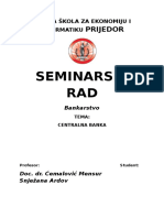 Seminasrki Rad Bankarstvo