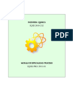 Modulo de Especialidad Ing. Quimica.