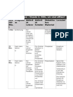 Unterrichtsplan 4