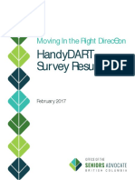 HandyDart Survey Results 