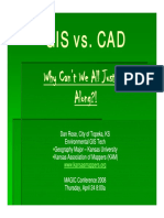 CAD vs. GIS