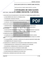 Modulo Ii - Actividades de Educacion en El Tiempo Libre Infantil y Juvenil PDF