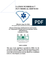Regulation Number 61-7 Emergency Medical Services: Effective June 24, 2016
