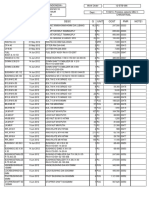 Part No Date Desc Q Unit Cost PMR Note1