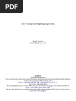 C/C++ Programming Language Notes