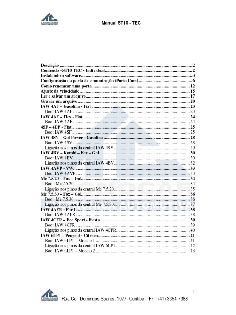 Manual ST10 TEC Atualizado | PDF | USB | Engenharia da Computação