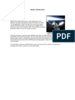 Misión SRTM Nasa: SRTM Payload With Mast Extended. "Airglow" Is An Effect of Earth's Atmosphere