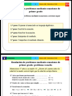 Resolución de Problemas Con Ec - Lineal