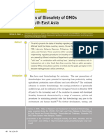 Status Of Biosafety Of Gmos In South East Asia: 해외컬럼 Abroad Report