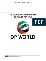 Nhava Sheva International Container Terminal: Vessel Planning: A Study