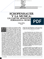 Schopenhauer y la música: un caso de romanticismo formalista musical