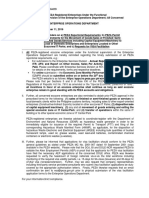 Advisory No 2016 019 Reminders On PEZA Reportorial Requirements, PEZA Permit Requirement On The Movement of Goods, and VISA Facilitation Applications