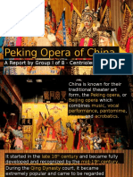 Peking Opera of China: A Report by Group I of 8 - Centrioles