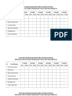 Daftar Hadir Mahasiswa PBL Di Rsud