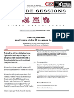 Projecte de llei, de la Generalitat, pel qual es crea  l’agència valenciana de seguretat i resposta a les  emergències. Debat i votació del dictamen de la  Comissió de Justícia, Governació i Administració  Local