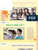 MBA CAT  Entrance  Exam 2017 