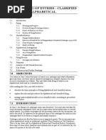 Unit 7 Filing of Entries - Classified and Alphabetical: Structure