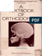 A Textbook of Orthodontics 3rd Ed. - T D Foster