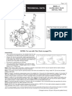 Technical Data: Order Alarm Valve Separately