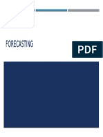 Forecasting