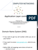 Cs F303: Computer Networks: Application Layer Continued