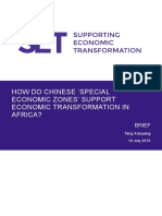 How Chinese SEZs Support Economic Transformation in Africa