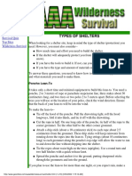 Survival - Wilderness Shelter Types PDF