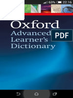 Oxford Advanced Learner's Dectionary