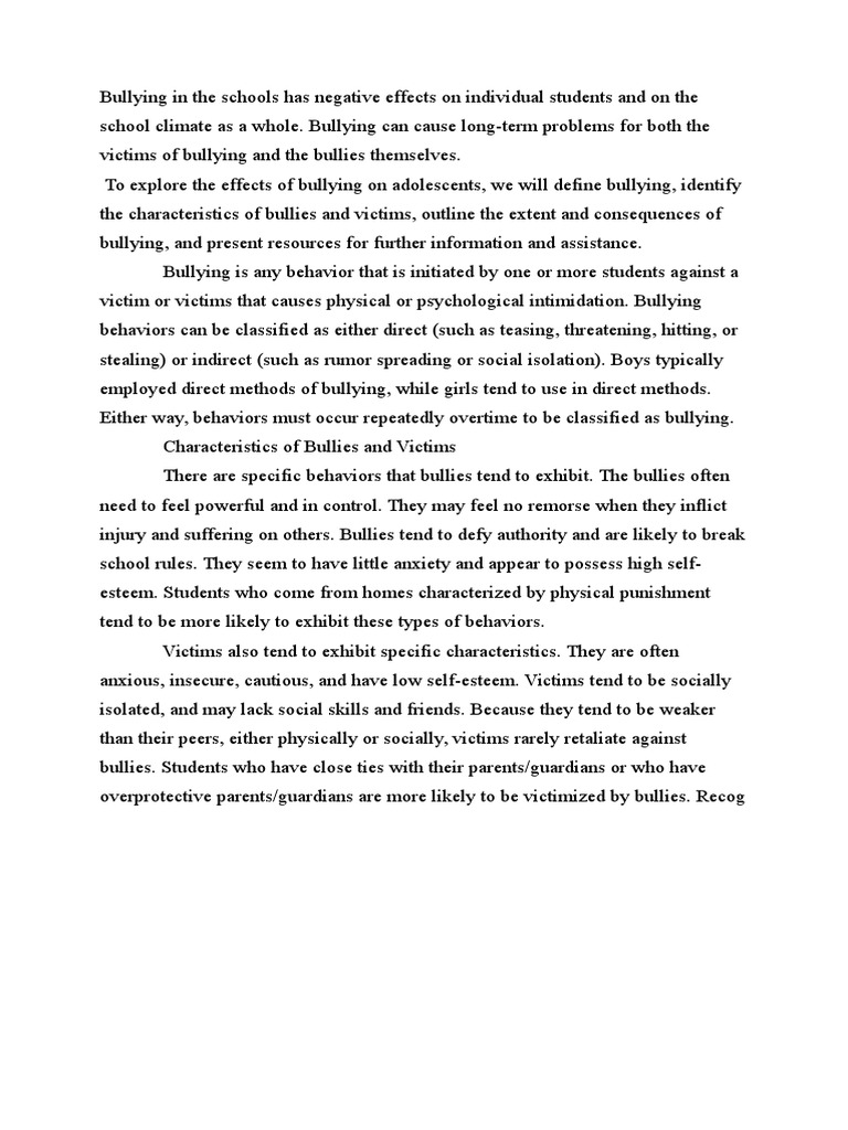 Cyberbullying informative essay image