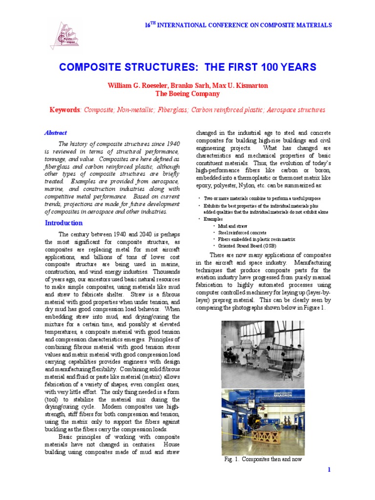 Evolution of Composite Aircraft Structures | PDF | Composite Material ...
