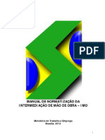 Manual de Normatização Da Intermediação de Mão de Obra - Imo