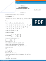 Maths Paper Board Important