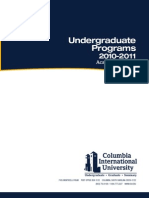 CIU Undergraduate Catalog 2010-2011