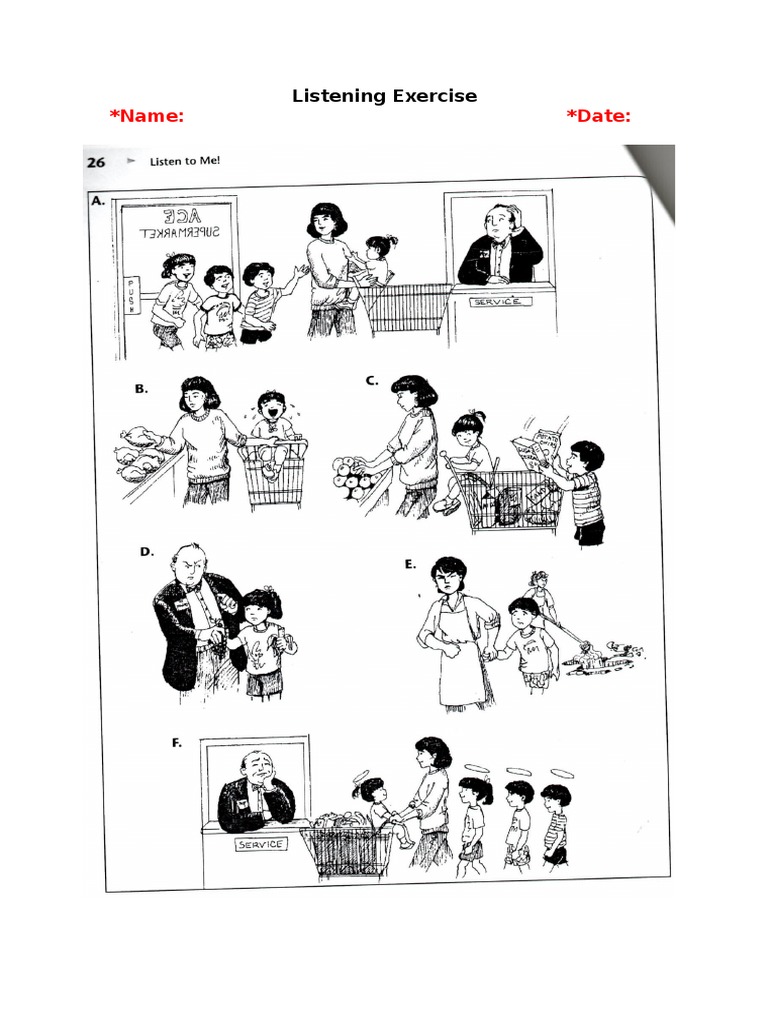 English Listening Exercise | PDF