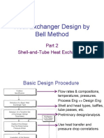 Bell Method To Design Exchanger