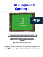 Sample 301 Sequential Spelling Volume 1