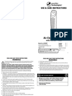 GermGuardian AC5250PT Manual - 0413