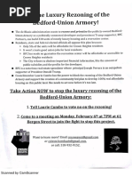 Stop the Luxury Rezoning of the Bedford-Union Armory!