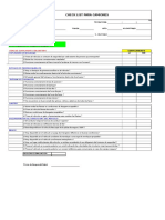 Check List para Vehiculos Livianos