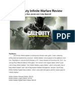 Call of Duty Infinite Warfare Review: by Naru Jacobs and Colby Beecroft