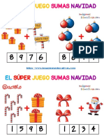 Super Juego Sumamos Iconos de Navidad