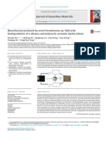 Biosurfactant Produced by Novel Pseudomonas Sp WJ6 With Biodegradation of n Alkanes and Polycyclic Aromatic Hydrocarbons 2014 Journal of Hazardous Mat