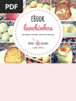 Menu Bacana eBook Lanchinhos