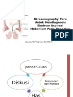 Utrasonography Paru Untuk Mendiagnosis Sindrom Aspirasi Mekonium Pada