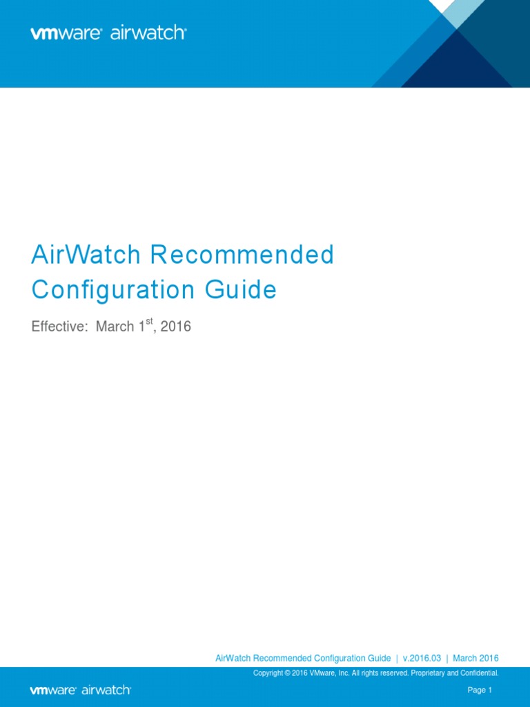 Airwatch Byod Guide V8 : Setting up Certificate Based BYOD with ...