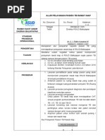 Download SPO Alur Pelayanan Pasien TB Rawat Inap by Niken Kurniasari SN338356193 doc pdf