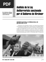 Analisis de Ley Antiterrorista