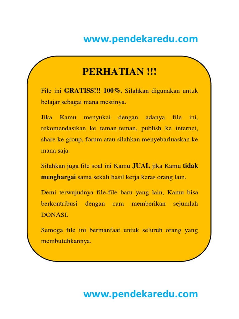 Contoh Soal Spa Polines