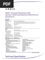 Arris Converged Router E6000 Cable Access Modem Technical Manual