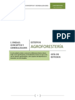 Unidad I - Agroforestería